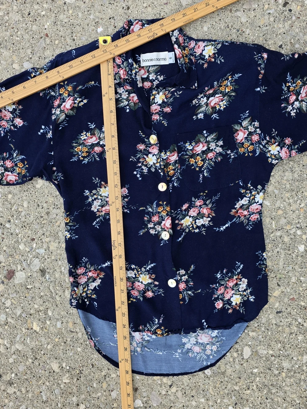 90s Bonnie & Norma Floral Rayon Shorts Set Made in USA Size 6